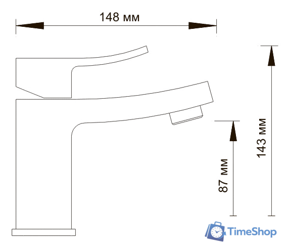 Смеситель Wasserkraft Aller 1063 - Изображение №3 — Интернет-магазин Time-Shop