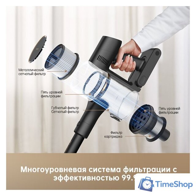 Пылесос Dreame Cordless Vacuum Cleaner R10 Pro (черный) - Изображение №13 — Интернет-магазин Time-Shop