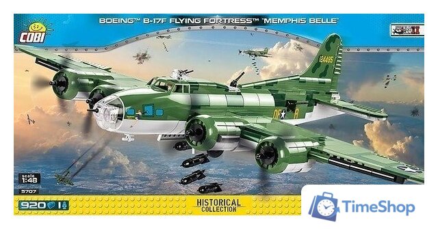 Конструктор Cobi World War II 5707 Boeing B-17F Flying Fortress Memphis Belle - Изображение №1 — Интернет-магазин Time-Shop