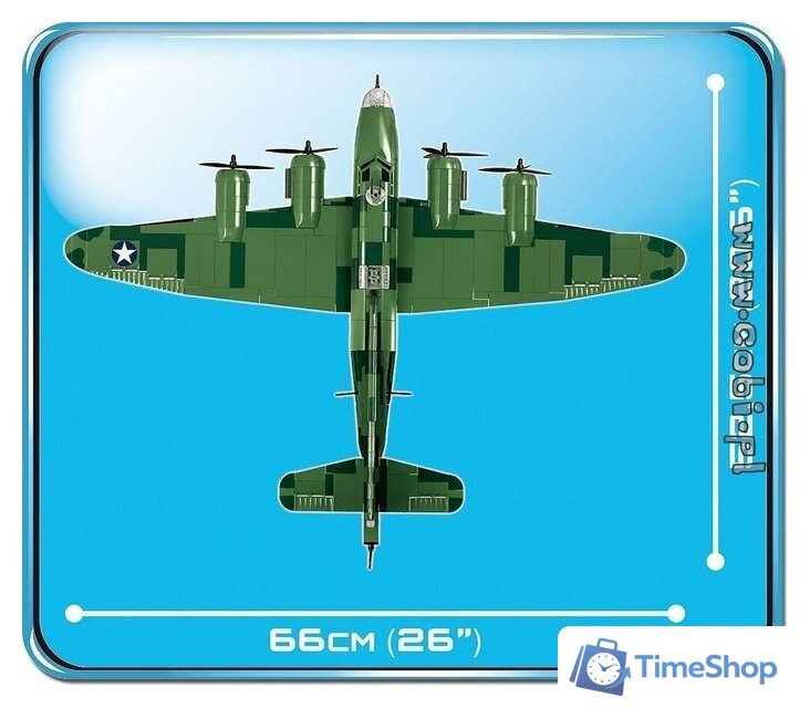 Конструктор Cobi World War II 5707 Boeing B-17F Flying Fortress Memphis Belle - Изображение №9 — Интернет-магазин Time-Shop