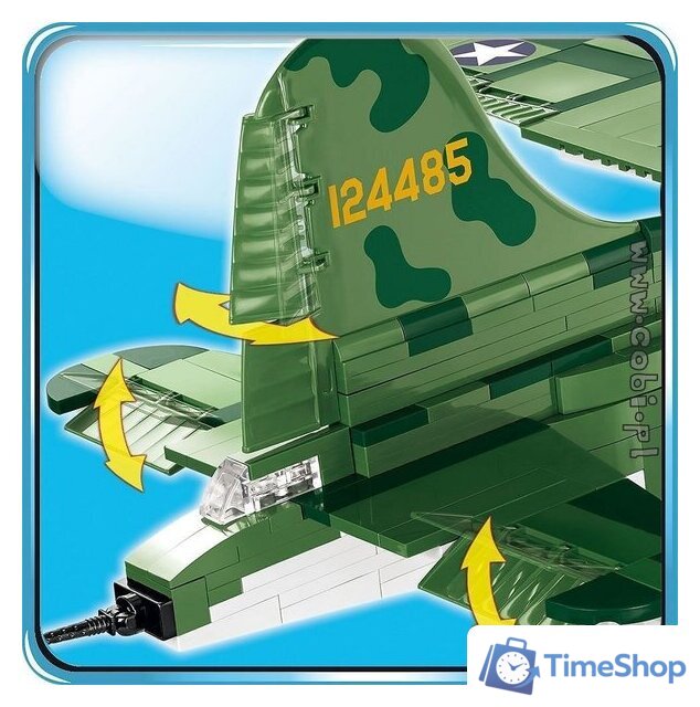Конструктор Cobi World War II 5707 Boeing B-17F Flying Fortress Memphis Belle - Изображение №11 — Интернет-магазин Time-Shop