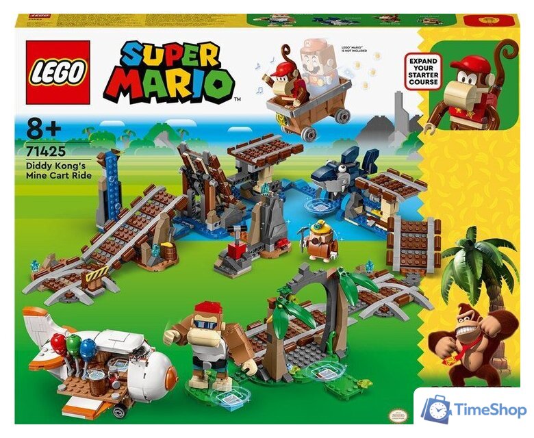 Конструктор LEGO Super Mario 71425 Дополнение Поездка Дидди Конга на шахтной тележке - Изображение №1 — Интернет-магазин Time-Shop