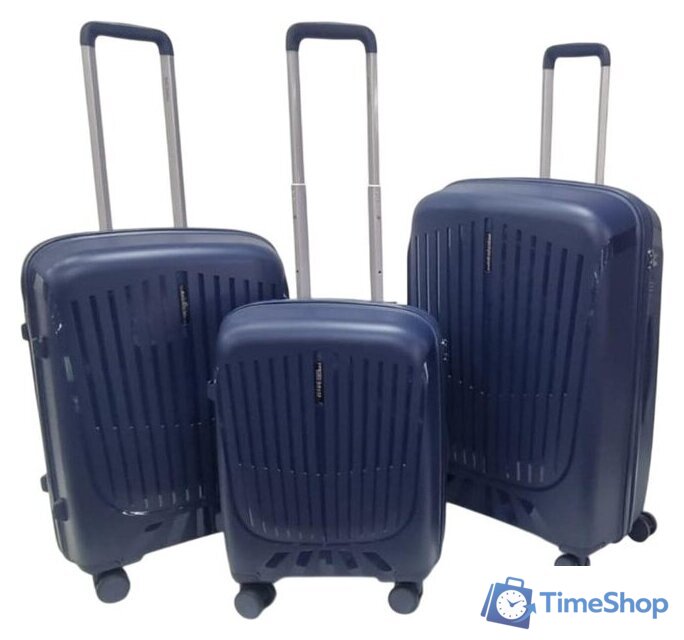 Чемодан-спиннер Mironpan 23107 (L, темно-синий) - Изображение №5 — Интернет-магазин Time-Shop
