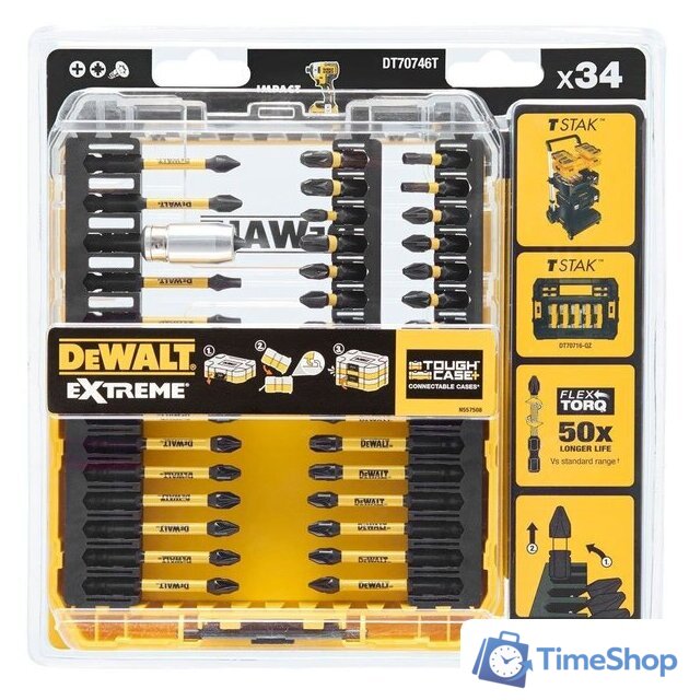 Набор бит DeWalt DT70747T-QZ - Изображение №3 — Интернет-магазин Time-Shop