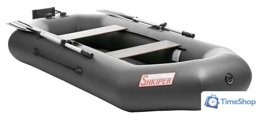 Моторно-гребная лодка Тонар Шкипер А260НТ (серый) - Изображение №1 — Интернет-магазин Time-Shop