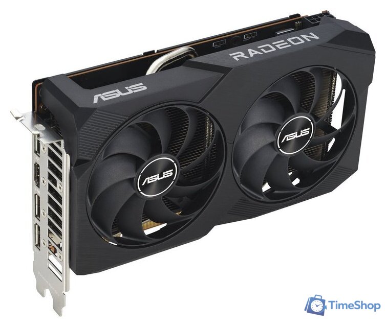 Видеокарта ASUS Dual Radeon RX 7600 V2 OC Edition 8GB GDDR6 DUAL-RX7600-O8G-V2 - Изображение №1 — Интернет-магазин Time-Shop