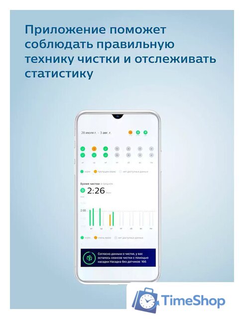 Электрическая зубная щетка Philips DiamondClean 9000 HX9913/17 - Изображение №5 — Интернет-магазин Time-Shop