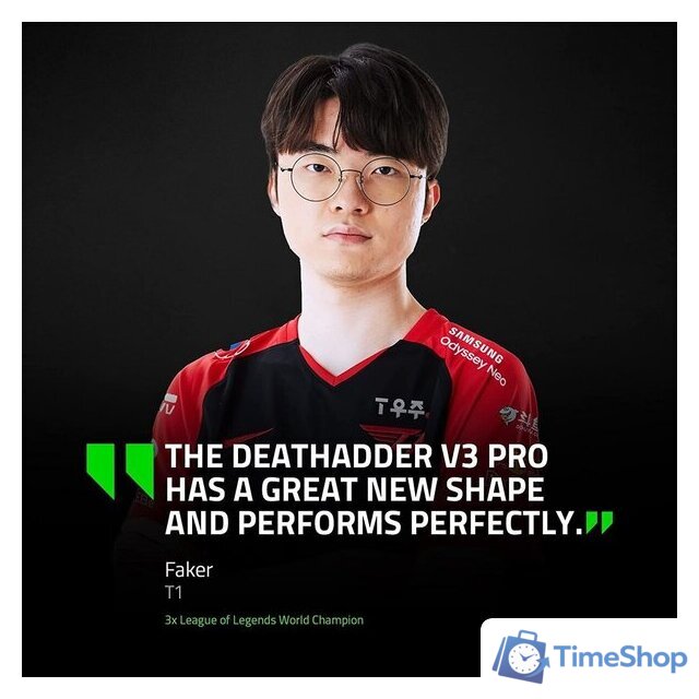 Игровая мышь Razer Deathadder V3 Pro - Изображение №2 — Интернет-магазин Time-Shop