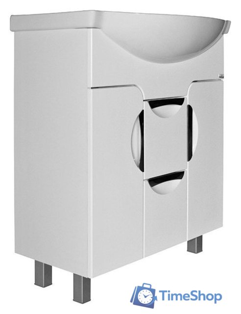  Mixline Тумба с умывальником Кассиопея 75 529563 + Элеганс 75 - Изображение №2 — Интернет-магазин Time-Shop