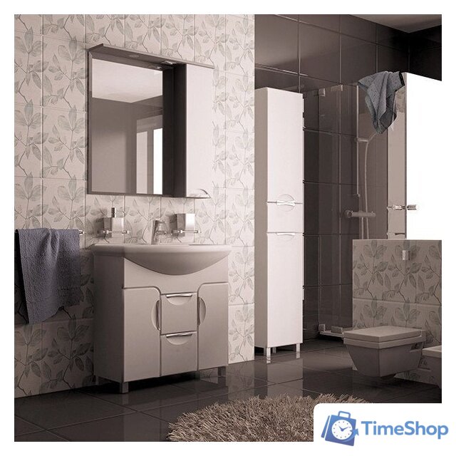  Mixline Тумба с умывальником Кассиопея 75 529563 + Элеганс 75 - Изображение №5 — Интернет-магазин Time-Shop