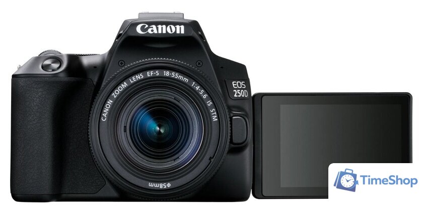 Зеркальный фотоаппарат Canon EOS 250D Kit 18-55 IS STM (черный) - Изображение №3 — Интернет-магазин Time-Shop