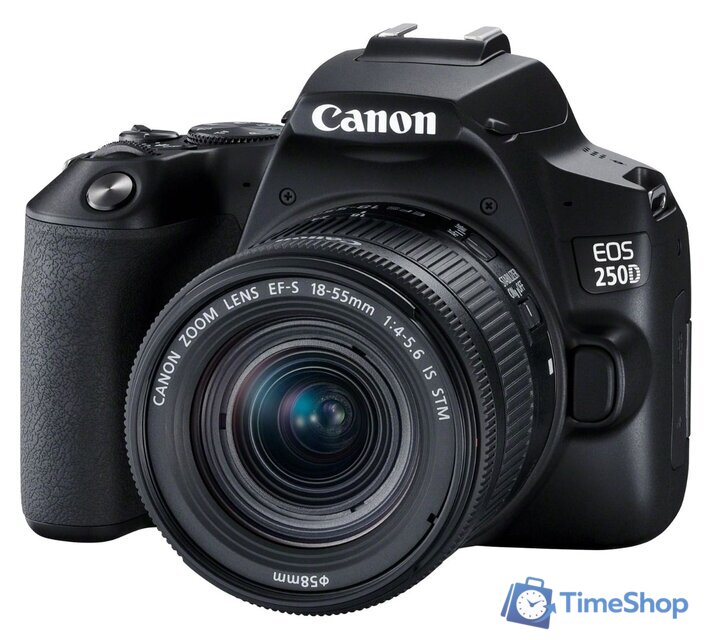Зеркальный фотоаппарат Canon EOS 250D Kit 18-55 IS STM (черный) - Изображение №2 — Интернет-магазин Time-Shop