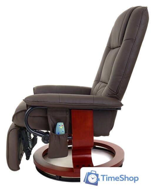 Массажное кресло Calviano 2159 (экокожа, коричневый) - Изображение №10 — Интернет-магазин Time-Shop