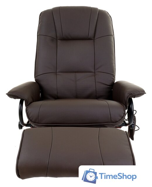 Массажное кресло Calviano 2159 (экокожа, коричневый) - Изображение №4 — Интернет-магазин Time-Shop