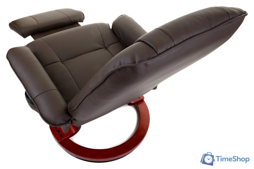 Массажное кресло Calviano 2159 (экокожа, коричневый) - Изображение №7 — Интернет-магазин Time-Shop