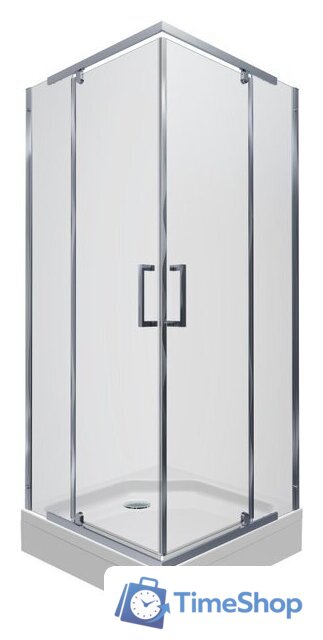 Душевой уголок Triton Каппа А1 Хром 90х90 (прозрачное стекло) - Изображение №1 — Интернет-магазин Time-Shop