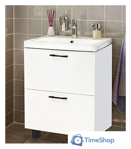  Garda Тумба под умывальник Verona 19.38.700.PVC (белый глянец) - Изображение №2 — Интернет-магазин Time-Shop