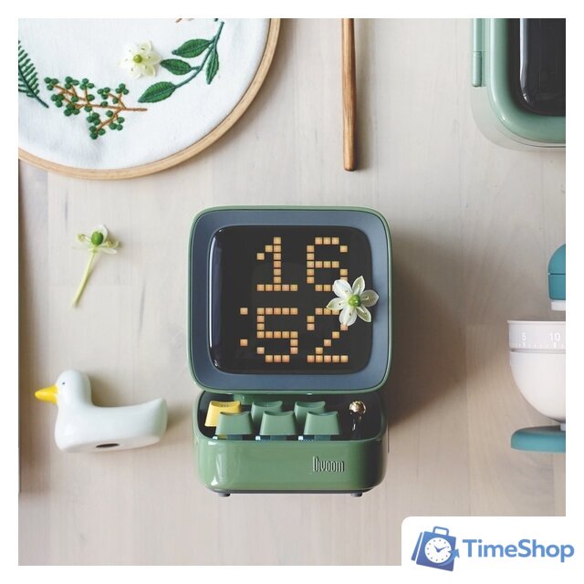 Беспроводная колонка Divoom Ditoo (розовый) - Изображение №12 — Интернет-магазин Time-Shop