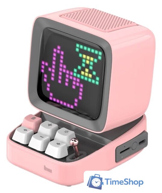 Беспроводная колонка Divoom Ditoo (розовый) - Изображение №1 — Интернет-магазин Time-Shop