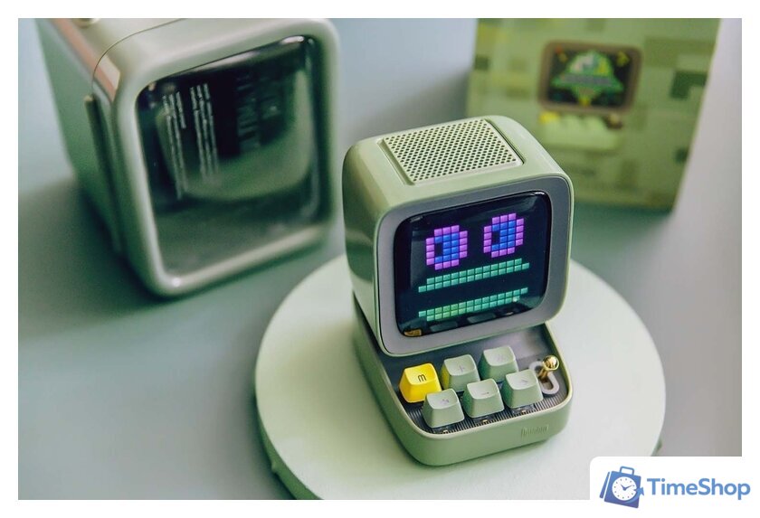 Беспроводная колонка Divoom Ditoo (розовый) - Изображение №4 — Интернет-магазин Time-Shop