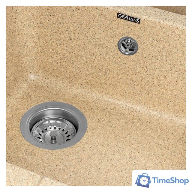 Кухонная мойка Gerhans E10 (песочный) - Изображение №4 — Интернет-магазин Time-Shop