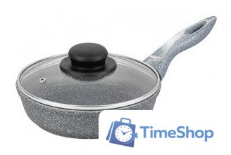 Сковорода Elan Gallery Гармония вкуса 120579 (серый мрамор) - Изображение №1 — Интернет-магазин Time-Shop