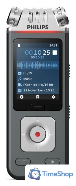 Диктофон Philips VoiceTracer DVT8115 - Изображение №2 — Интернет-магазин Time-Shop
