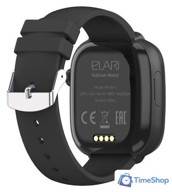 Детские умные часы Elari KidGram 4G (черный) - Изображение №10 — Интернет-магазин Time-Shop