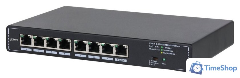 Неуправляемый коммутатор Dahua DH-SMG1008 - Изображение №2 — Интернет-магазин Time-Shop