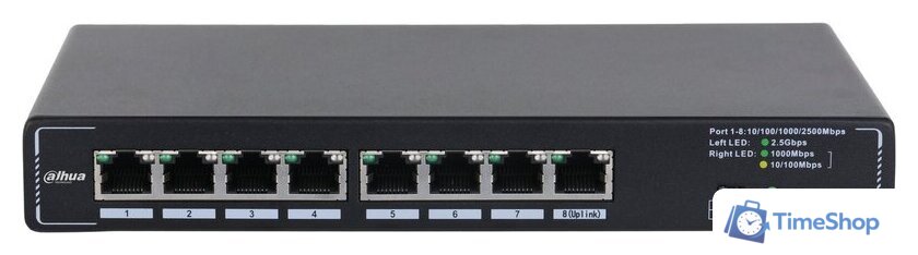 Неуправляемый коммутатор Dahua DH-SMG1008 - Изображение №1 — Интернет-магазин Time-Shop