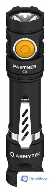 Фонарь Armytek Partner C2 Magnet USB (теплый) - Изображение №2 — Интернет-магазин Time-Shop
