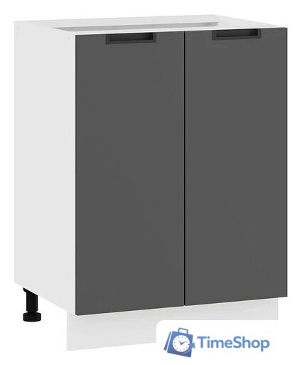 Шкаф напольный Трия Гренада 1Н6 (белый/холст вулкан) - Изображение №1 — Интернет-магазин Time-Shop