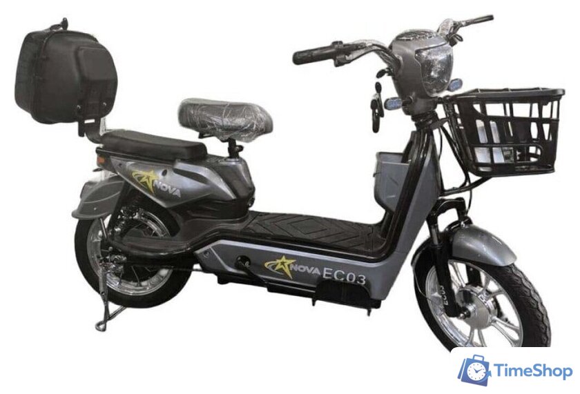 Электроскутер NOVA EC03 (серый, без цепи) - Изображение №1 — Интернет-магазин Time-Shop