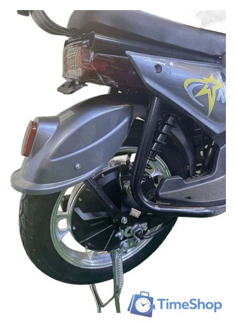 Электроскутер NOVA EC03 (серый, без цепи) - Изображение №7 — Интернет-магазин Time-Shop