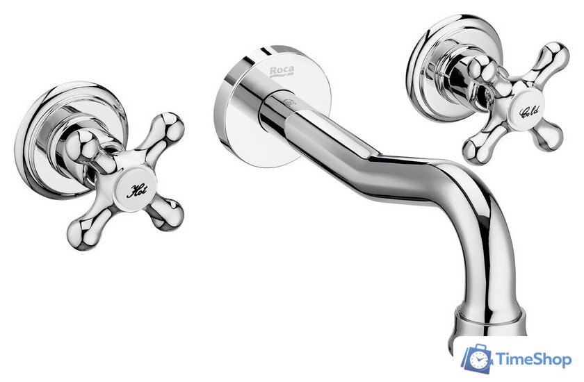 Смеситель Roca Retro Chrom A5A474Bc00 - Изображение №1 — Интернет-магазин Time-Shop