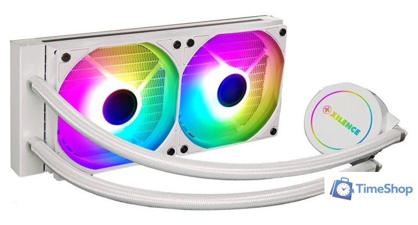 Система жидкостного охлаждения для процессора Xilence Performance A+ LiQuRizer LQ240 White ARGB XC974 - Изображение №1 — Интернет-магазин Time-Shop