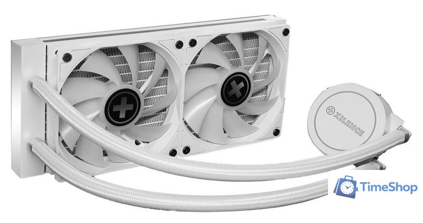Система жидкостного охлаждения для процессора Xilence Performance A+ LiQuRizer LQ240 White ARGB XC974 - Изображение №2 — Интернет-магазин Time-Shop