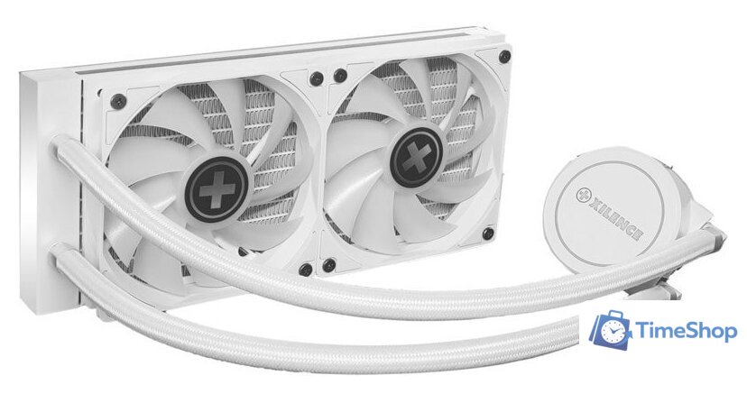 Система жидкостного охлаждения для процессора Xilence Performance A+ LiQuRizer LQ240 White ARGB XC974 - Изображение №2 — Интернет-магазин Time-Shop