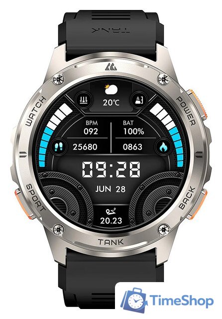 Умные часы Kospet Tank T3 (серебристый) - Изображение №1 — Интернет-магазин Time-Shop