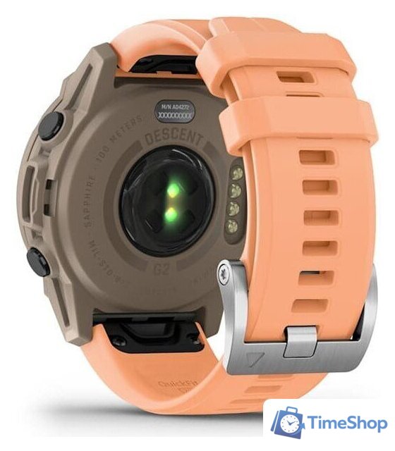 Умные часы Garmin Descent G2 (коричневый/розовый) - Изображение №5 — Интернет-магазин Time-Shop