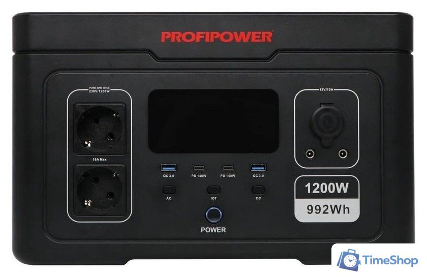 Портативная зарядная станция Profipower ПЭ-1200PRO - Изображение №3 — Интернет-магазин Time-Shop