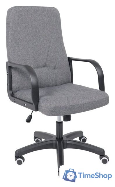 Офисное кресло AksHome Менеджер PL Leto 68 (ткань, темно-серый) - Изображение №1 — Интернет-магазин Time-Shop