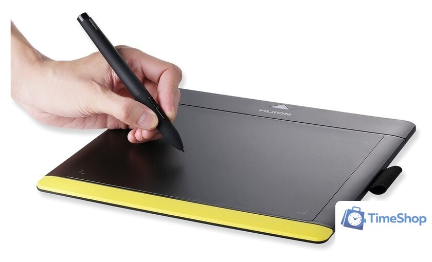 Графический планшет Huion 680TF (черный/желтый) - Изображение №2 — Интернет-магазин Time-Shop