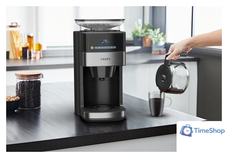 Капельная кофеварка Krups Grind Aroma KM832810 - Изображение №9 — Интернет-магазин Time-Shop