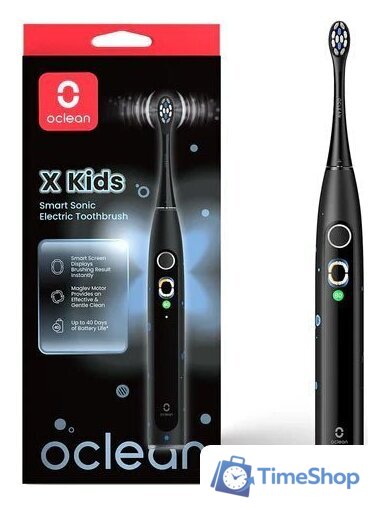 Электрическая зубная щетка Oclean X Kids (черный) - Изображение №1 — Интернет-магазин Time-Shop