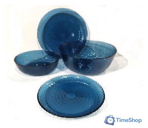 Набор тарелок Luminarc Идиллия Лондон Топаз O0203 (19шт) - Изображение №5 — Интернет-магазин Time-Shop