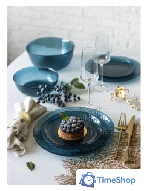 Набор тарелок Luminarc Идиллия Лондон Топаз O0203 (19шт) - Изображение №6 — Интернет-магазин Time-Shop