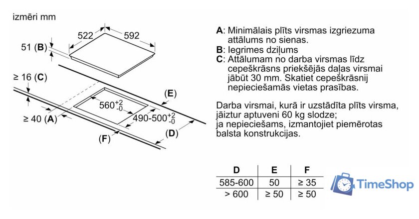 Варочная панель Bosch Serie 4 PUE611BB6E - Изображение №7 — Интернет-магазин Time-Shop