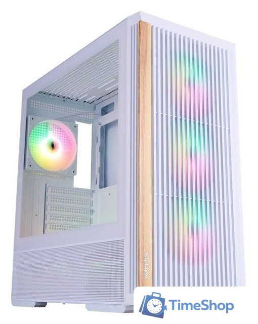Корпус 1stPlayer WD7 ARGB WD7-WH-4FA7-W-2FA7R-W (белый) - Изображение №3 — Интернет-магазин Time-Shop
