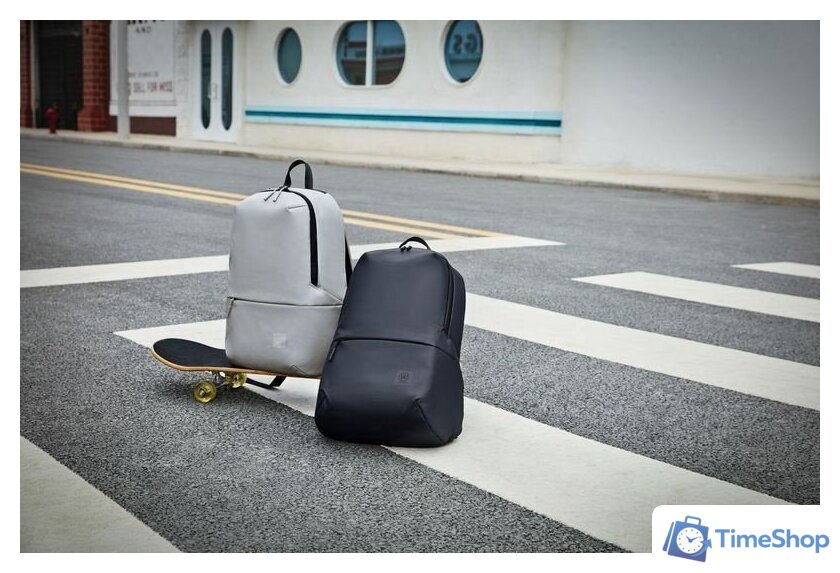 Городской рюкзак Ninetygo Sport Leisure Backpack (grey) - Изображение №7 — Интернет-магазин Time-Shop